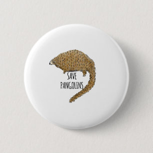 Save Pangolins 2 Inch Round Button