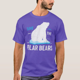 Save Polar Bears Sweatshirt Animal Vintage Retro G T-Shirt