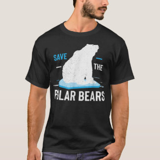 Save Polar Bears Sweatshirt Animal Vintage Retro G T-Shirt