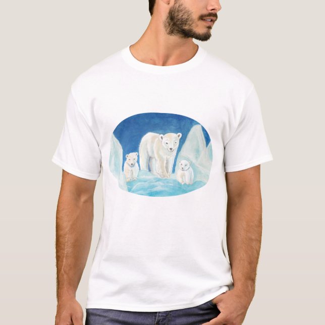 Save Polar Bears   T-Shirt (Front)