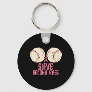 Save Sell Breast Softll Funny Breast Cancer Women Keychain