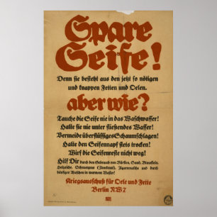 Save Soap! Poster