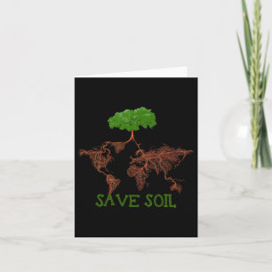 Save Soil Support Sadhguru To Save Our Lives Cute  Card