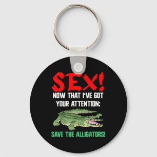 Save The Alligators - Animal Welfare For Crocodile Keychain
