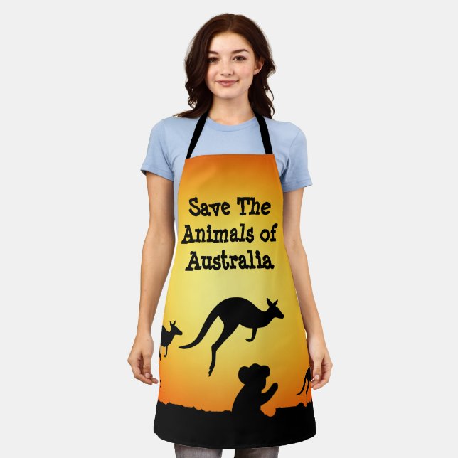 Save The Animals of Australia Apron (Worn)