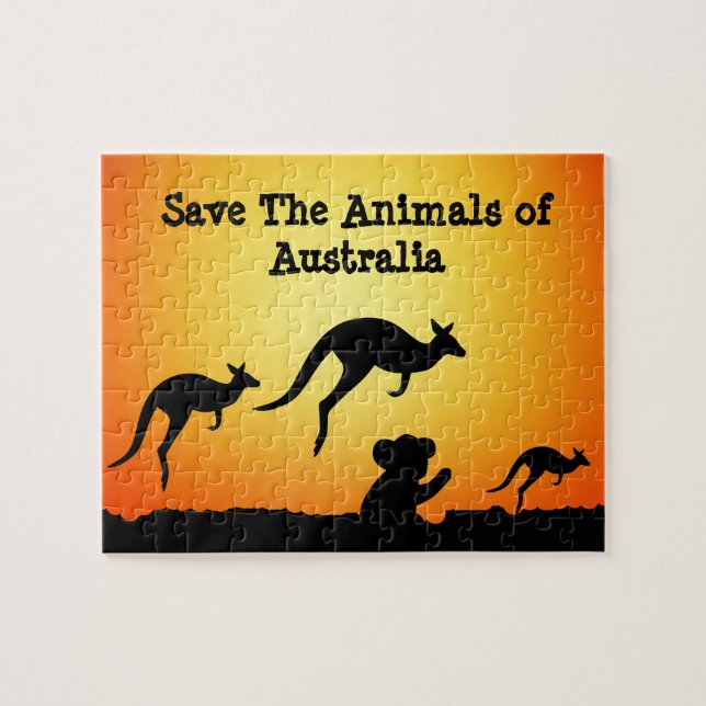Save The Animals of Australia Jigsaw Puzzle (Horizontal)