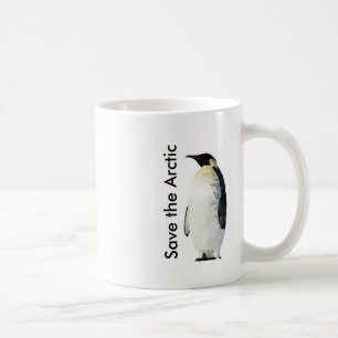 Save the Arctic Polyart Penguin Mug