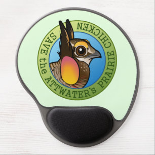Save the Attwater's Prairie Chicken Gel Mouse Pad