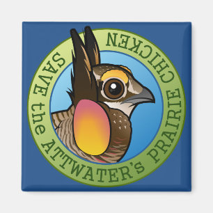 Save the Attwater's Prairie Chicken Magnet