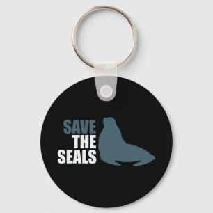 Save the Baby Seals Do Not Club Keychain