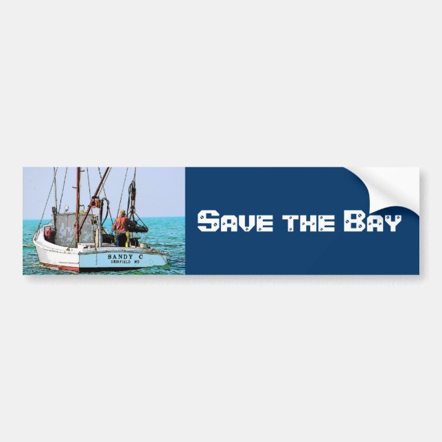 Save the Bay Bumper Sticker (Front)