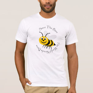 Save The Bee Design T-Shirt