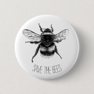 Save the Bees 2 Inch Round Button