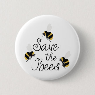 Save The Bees 2 Inch Round Button