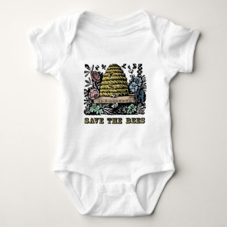 Save The Bees Baby Bodysuit