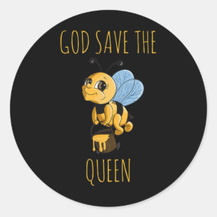 Save The Bees Beekeeper Environmental Protection _ Classic Round Sticker