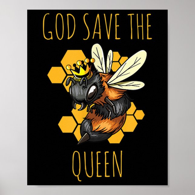 Save The Bees Beekeeper Environmental Protection _ Poster (Front)