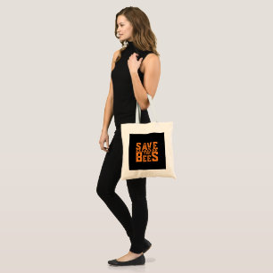 Save The Bees-bees-bee-nature-yellow-cute Tote Bag