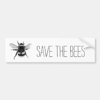 Save the Bees bumper sticker