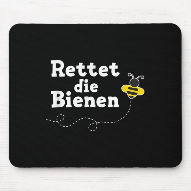 Save The Bees Environmental Protection For Beekeep Mouse Pad (Front)