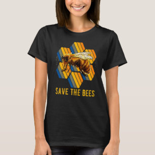 Save The Bees Flying Insect Large Group Bee T-Shirt