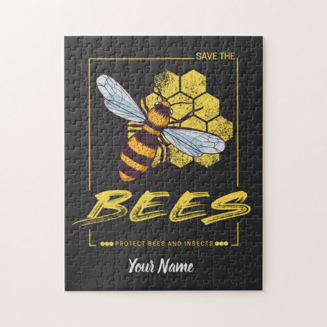 Save the Bees for Beekeeper and Apiarist Jigsaw Puzzle (Vertical)