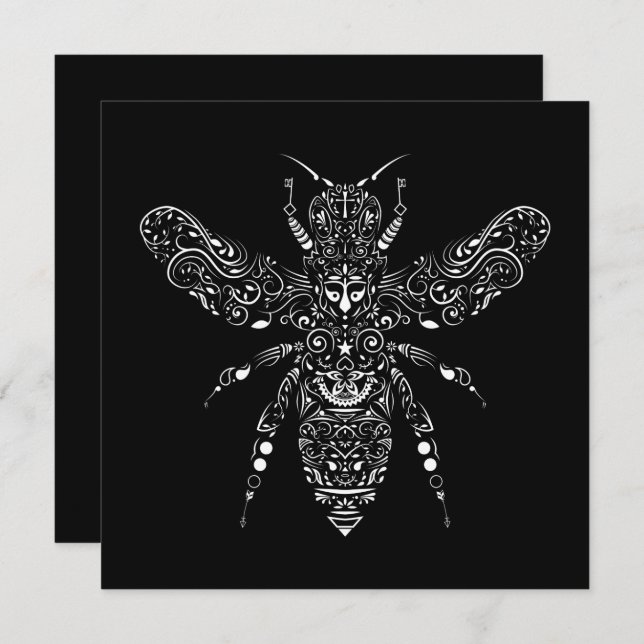 save the bees invitation (Front/Back)