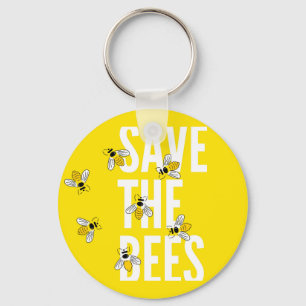 Save The Bees Keychain