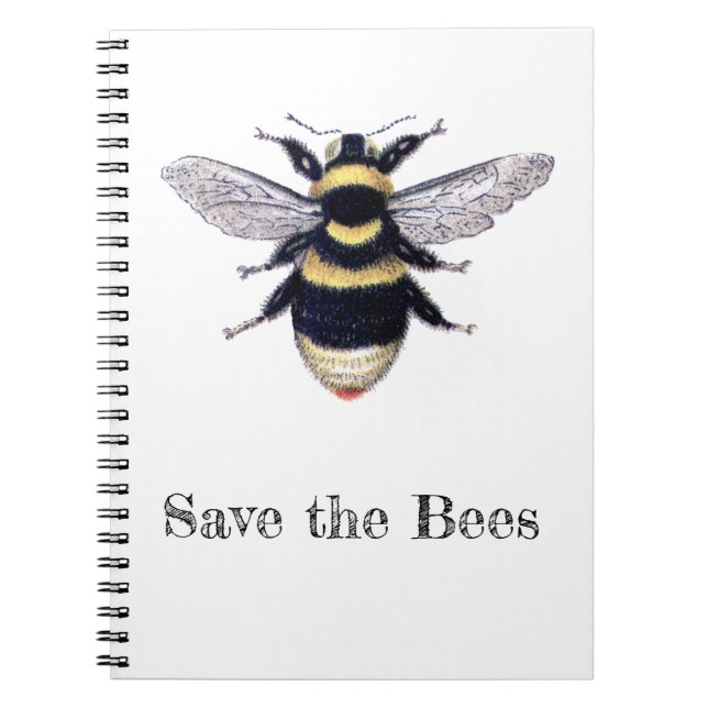 Save the Bees Notebook (Front)
