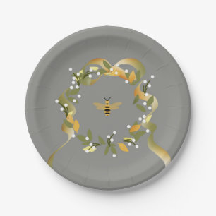 Save the Bees  Paper Plates