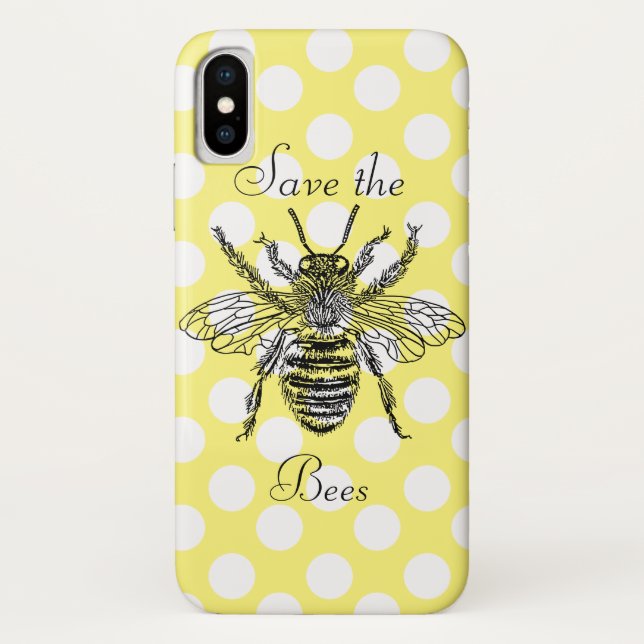 Save the Bees Phone Case (Back)