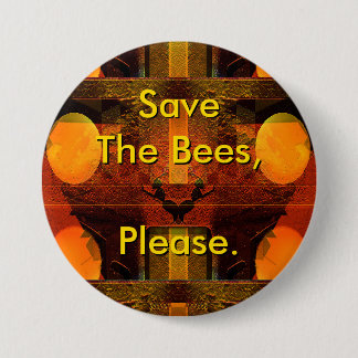 Save The Bees Please Button