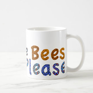 Save the Bees Please Casual Colour Coffee Cup