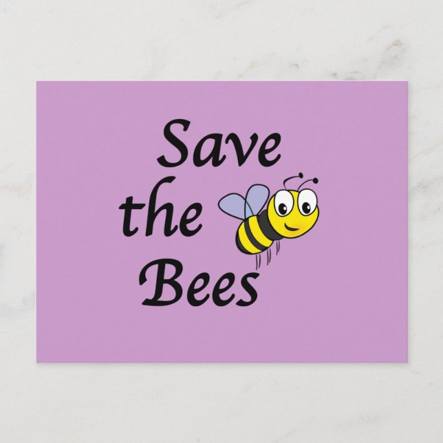 Save the Bees Postcard (Front)