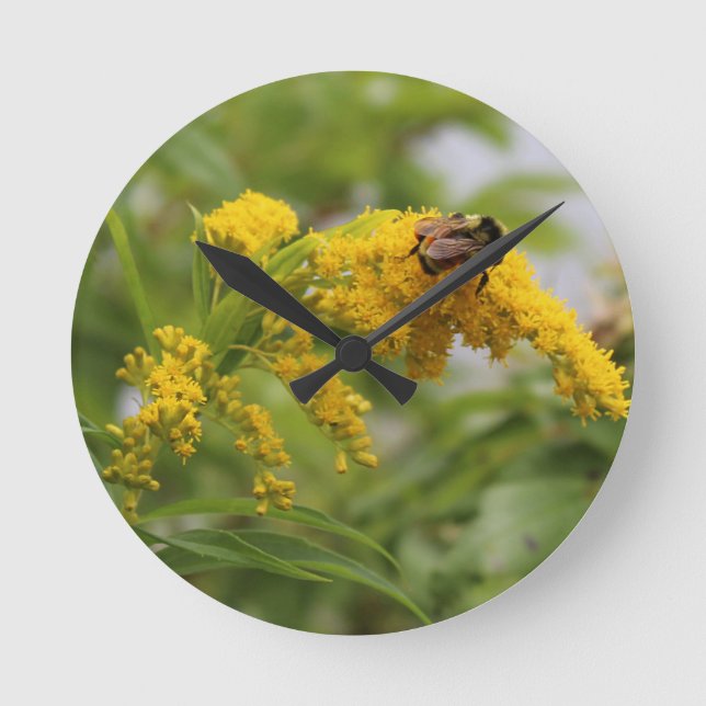 Save the Bees Round Clock (Front)