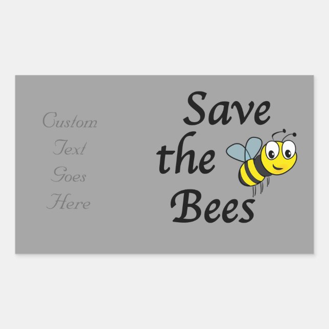 Save the Bees Sticker (Front)
