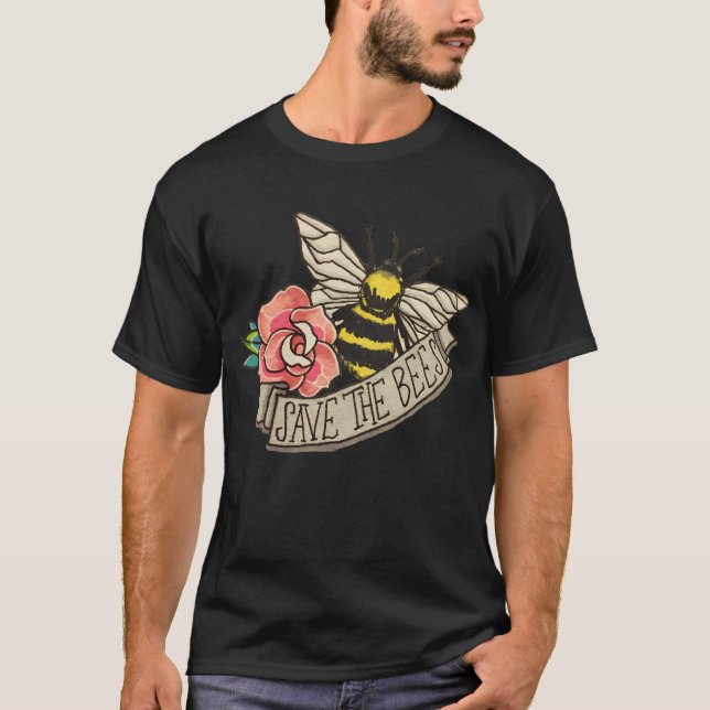 Save The Bees T-Shirt (Front)