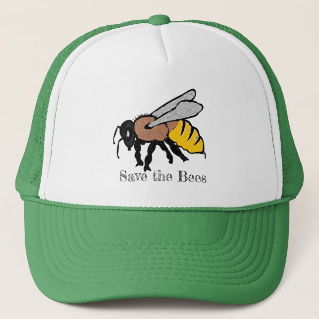 Save the Bees Trucker Hat (Front)