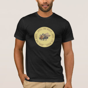 Save the Bees Vintage Honeybee & Honeycomb T-Shirt