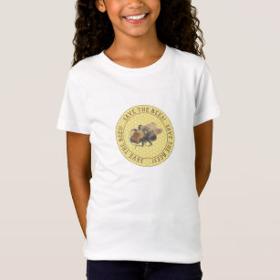Save the Bees    Vintage Honeybee & Honeycomb T-Shirt