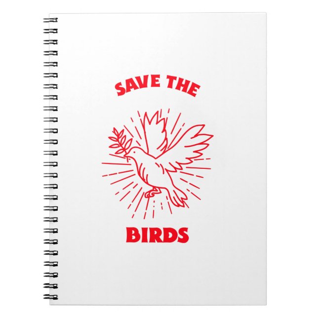 Save the birds notebook (Front)