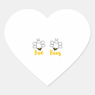 Save The Boo Bees Breast Cancer Awareness Hallowee Heart Sticker