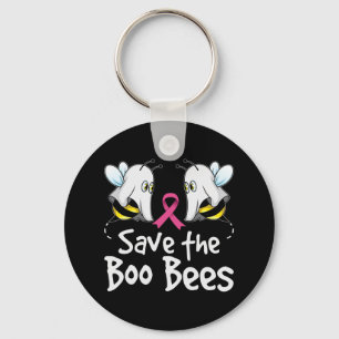 Save The Boo Bees Breast Cancer Awareness Hallowee Keychain