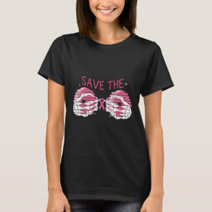 Save The Boo Bees Breast Cancer Halloween Women  T-Shirt