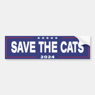 Save the Cats Bumper Sticker