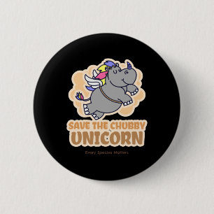 Save The Chub 2 Inch Round Button
