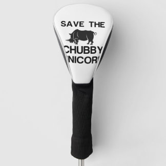 SAVE THE CHUBBY UNICORN RHINO GOLF HEAD COVER
