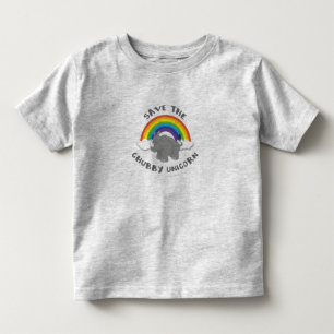Save The Chubby Unicorn Rhino Toddler T-shirt
