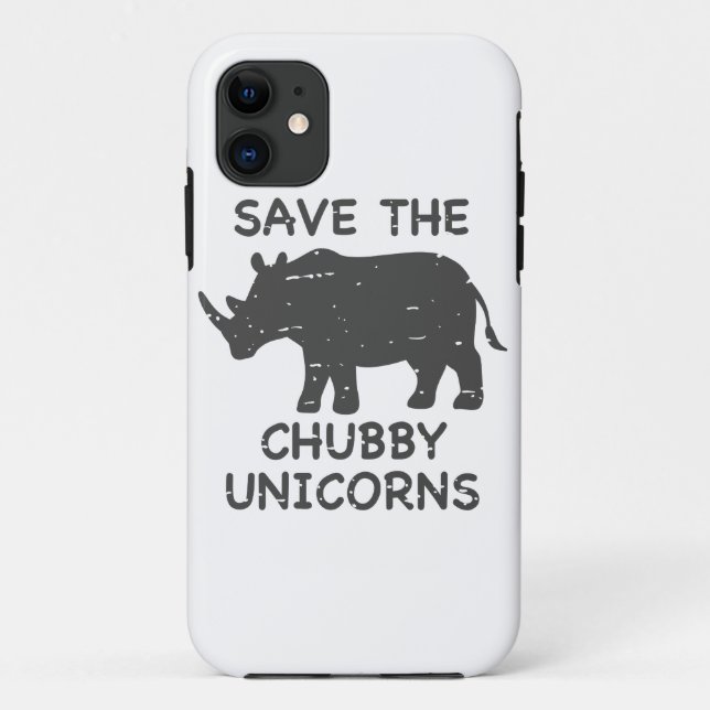 Save the chubby unicorns - Choose background colou Case-Mate iPhone Case (Back)