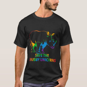Save The Chubby Unicorns colour T-Shirt